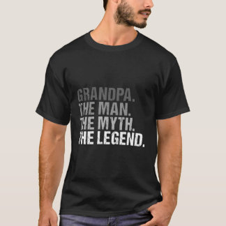 Opa de mythe De legende Vaderdag T-shirt