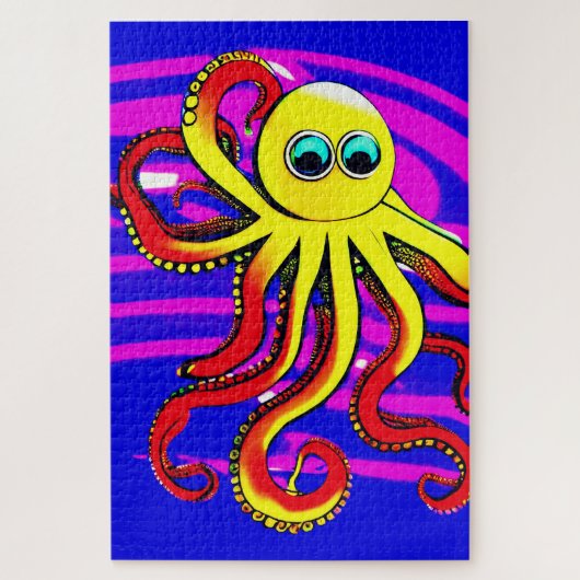 Opa de Ontwerper Octopus Legpuzzel (Verticaal)