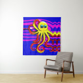 Opa de Ontwerper Octopus Wandkleed (In situ)