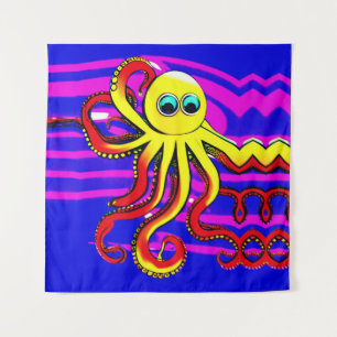 Opa de Ontwerper Octopus Wandkleed
