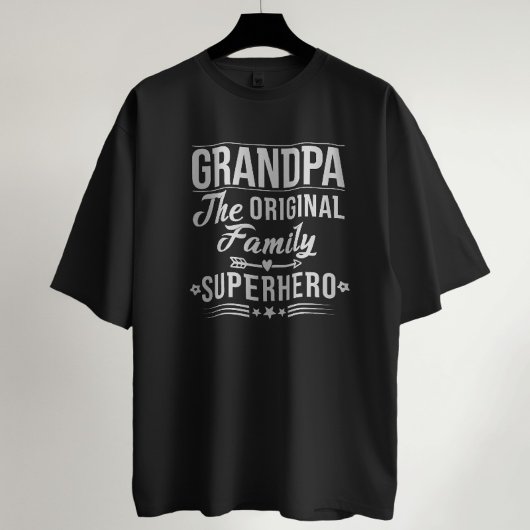 Opa de originele familie superheld grappig citaat t-shirt