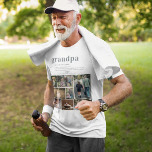 Opa definitie 8 foto collage T-shirt
