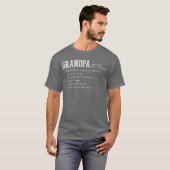 Opa Definitie Grappige Opa meisje T-shirt (Voorkant volledig)