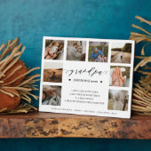 Opa definitie script foto collage aandenken fotoplaat (Zijkant)