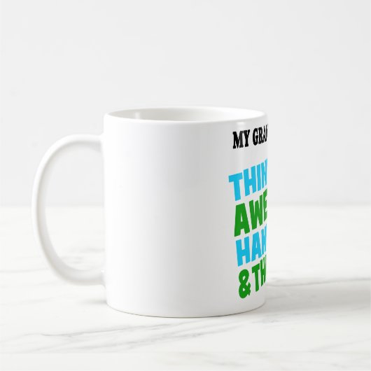 Opa denkt dat opa geweldige is koffiemok (Links)