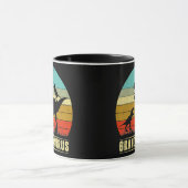 Opa Dinosaur Grandpasaurus 2 Twee Kinderen Mok (Midden)