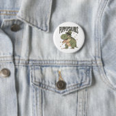 Opa Dinosaur Vaderdag Poppopsaurus Ronde Button 5,7 Cm (In situ)