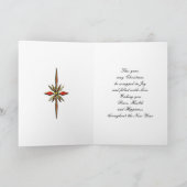 Opa, dove kerstkaart feestdagen kaart (Binnen)