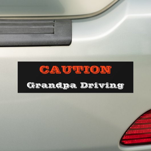 Opa Driving Bumpersticker (Op auto)