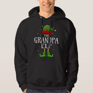 Opa Elf Xmas Bijpassende Familie Groep Kerst G Hoodie