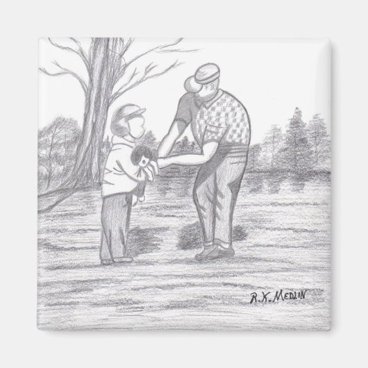 Opa en ik magneet (Voorkant)