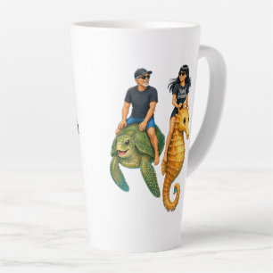 Opa en kleindochters Wilde Avontuur Latte Mok