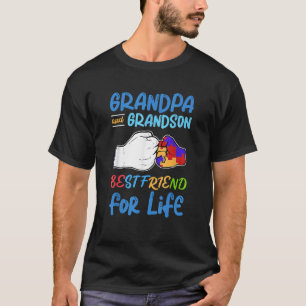 Opa en kleinzoon beste vrienden voor het leven Aut T-shirt