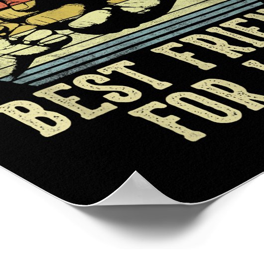 Opa en Kleinzoon Beste Vrienden voor het Leven Gra Poster (Hoek)