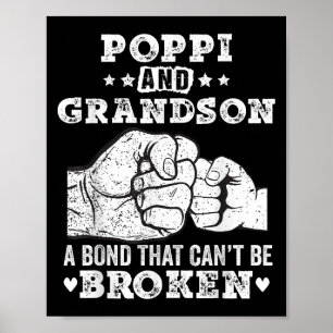 Opa en kleinzoon Een band die niet verbroken kan w Poster