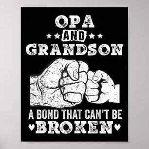 Opa en kleinzoon een band die niet verbroken kan w poster