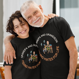 Opa en kleinzoon Gevist T-shirt