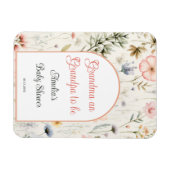 Opa en oma zijn Baby shower in bloei Magneet (Horizontaal)