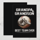 Opa en opa Beste team ooit Feestdagenkaart (Voorkant / Achterkant)