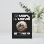 Opa en opa Beste team ooit Kaart (Staand voorkant)