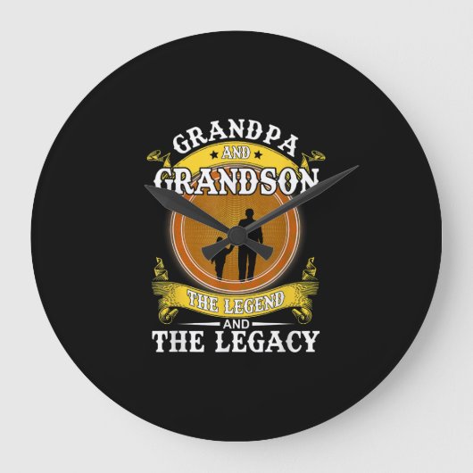 Opa en opa de legende en de erfenis grote klok (Voorkant)