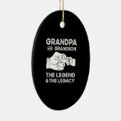 Opa en opa de legende en de erfenis keramisch ornament (Rechts)