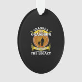 Opa en opa de legende en de erfenis ornament (voorkant)