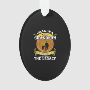 Opa en opa de legende en de erfenis ornament