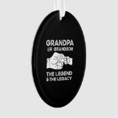 Opa en opa de legende en de erfenis ornament (voorkant)