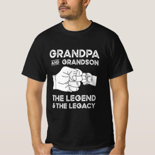 Opa en opa de legende en de erfenis t-shirt