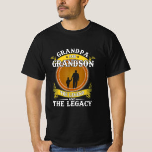 Opa en opa de legende en de erfenis t-shirt