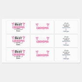 Opa- en opa-stickers/ Beste grootmoeder ooit/ Labels (Vel)