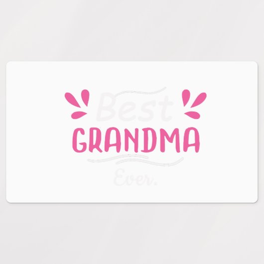 Opa- en opa-stickers/ Beste grootmoeder ooit/ Labels (Design 2)