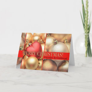 Opa en zijn Vriendin met kerst Feestdagen Kaart