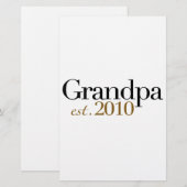 Opa Est 2010 Briefpapier (Voorkant / Achterkant)