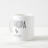 Opa Est. 2023, opa om te worden, nieuwe opa Koffiemok (Voorkant links)