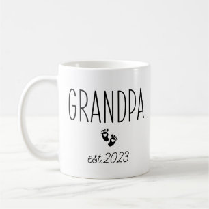 Opa Est. 2023, opa om te worden, nieuwe opa Koffiemok