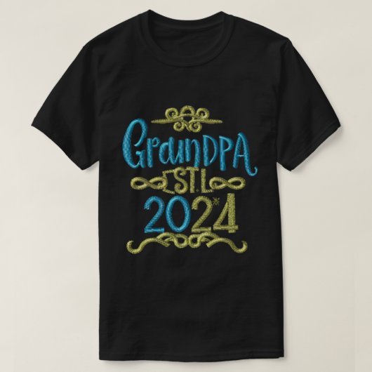 Opa Est 2024, gepromoveerd tot opa Est. 2024 T-shirt (Design voorkant)
