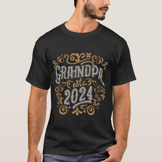 Opa Est 2024, gepromoveerd tot opa Est. 2024 T-shirt (Voorkant)