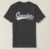 Opa est 2024 voor grootvader t-shirt (Design voorkant)