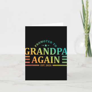 Opa Est 2026 Eerste 1e keer Opa Nieuwe Opa Kaart