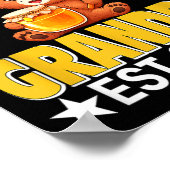 Opa Est 2027 Bloemvlinderdas Moederdag Beer Poster (Hoek)