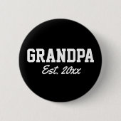 "Opa - est. date" nieuwheid Ronde Button 5,7 Cm (Voorkant)