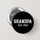"Opa - est. date" nieuwheid Ronde Button 5,7 Cm (Voorkant /achterkant)