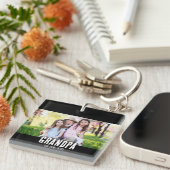 Opa Est. witte script foto Sleutelhanger (Voorkant Rechts)