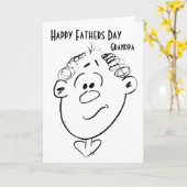 Opa Fathers Day Kaart (Gele Bloem)