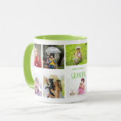 OPA Fotobeker 10 x collage foto's van de kleinkind Mok (Voorkant links)