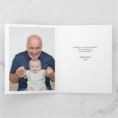 Opa Fotocollage 31 Afbeelding Happy Birthday Kaart (Binnen)