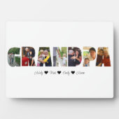 Opa fotocollage Plaque met 7 foto's Fotoplaat (voorkant)