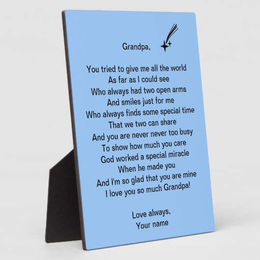 Opa - fotoplaat (Zijkant)